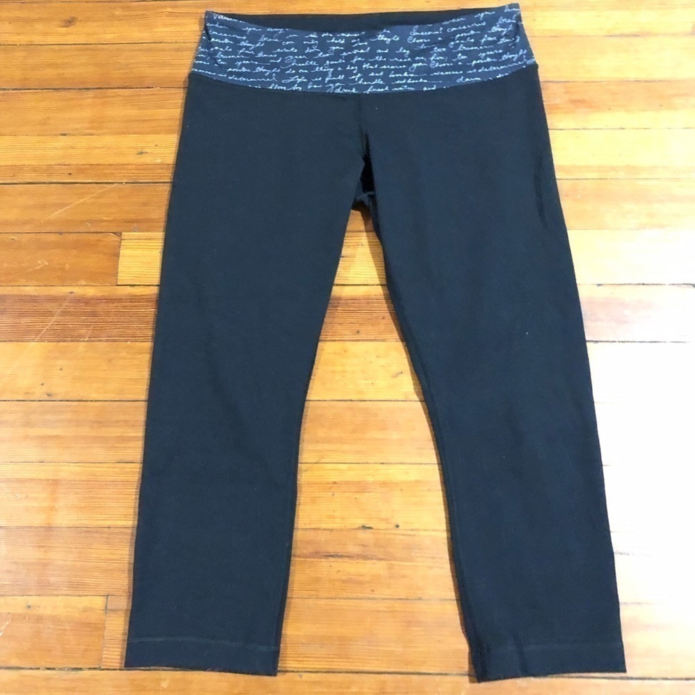 Lululemon  Leggings Capri black size 10 women’s